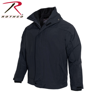 Куртка темно-синяя всесезонная Rothco All Weather 3 In 1 Jacket Midnight Navy Blue 1857, фото