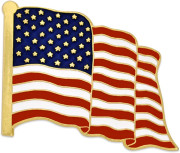 US Flag Pin ( 2 х 2.5 см )