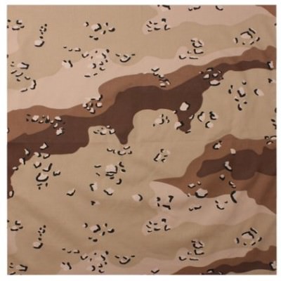 Бандана хлопковая шестицветный пустынный камуфляж Rothco Classic Bandana 6-Color Desert Camo (56 x 56 см) 4139, фото