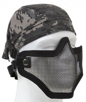 Cтрайкбольная маска Bravo Tactical Gear Strike Steel Half Face Mask Black 847 , фото