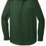 Зеленая рубашка с длинным рукавом Port Authority Long Sleeve Carefree Poplin Shirt Deep Forest Green W100 - Зеленая рубашка с длинным рукавом Port Authority Long Sleeve Carefree Poplin Shirt Deep Forest Green W100