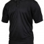 Футболка поло потоотводящая черная Rothco Moisture Wicking Polo Shirt Black 2291 - Футболка поло потоотводящая черная Rothco Moisture Wicking Polo Shirt Black 2291