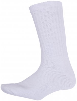 Американские белые носки для фитнеса и бега Elder Hosiery Athletic Crew Socks White 6439, фото