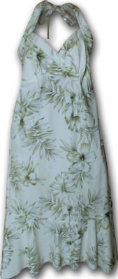 Платье гавайское халтер Pacific Legend Halter Dress - 328-3557 Cream, фото