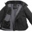 Куртка черная нейлоновая всесезонная с флисовой курткой Rothco All Weather 3 in 1 Jacket Black 7704 - Куртка универсальная мужская Rothco All Weather 3 in 1 Jacket Black - 7704