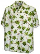 Men's Hawaiian Shirts Allover Prints - 410-3892 Ivory