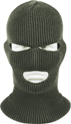 Оливковая акриловая маска с вырезами для глаз и рта Rothco 3 Hole Face Mask Olive Drab 5503, фото
