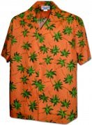 Men's Hawaiian Shirts Allover Prints - 410-3892 Orange