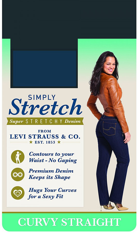Signature by levi strauss curvy jeans top