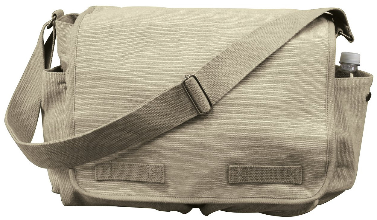 Rothco canvas messenger bag sale