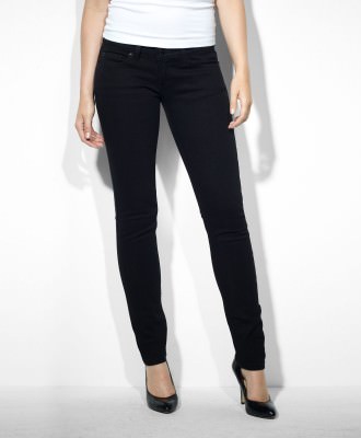 Джинсы Levis Juniors 524™ Skinny Jeans | Black Pressed - 11507-0064, фото