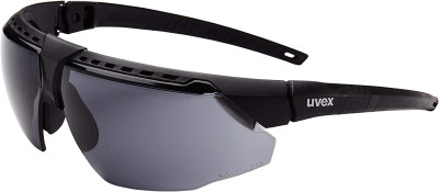 Американские спортивные очки с покрытием от царапин Uvex Avatar Black/Black Frame Gray Hardcoat Lens (S2851HS), фото