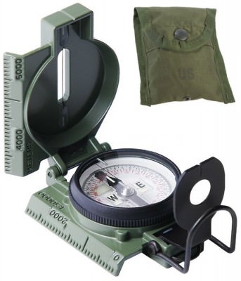 Компас военный тактичекий тритиевый Cammenga Model 3HJP Tritium Lensatic Compass Olive Drab 917, фото