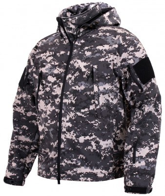 Куртка тактическая софтшелл приглушенный городской цифровой камуфляж Rothco Special Ops Tactical Soft Shell Jacket Subdued Urban Digital Camo 98701, фото
