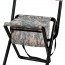 Складные стулья на алюминиевой раме со спинкой Rothco Deluxe Camo Stool w/ Pouch - Rothco Deluxe Camo Stool w/ Pouch 4378 	ACU Digital Camo