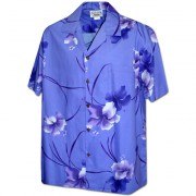 Men's Hawaiian Shirts Allover Prints 410-3894 Purple