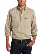 Wrangler Men's RIGGS Workwear® Twill Work Shirt # Khaki