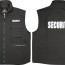 Жилет черный многофункциональный с капюшоном с надписями SECURITY Rothco Security Ranger Vest 7457 - 7457_big.jpg