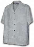 Men's Hawaiian Shirts Allover Prints - 410-3585 White