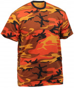 Rothco T-Shirts Savage Orange Camo 5997