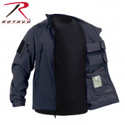 Rothco Concealed Carry Soft Shell Jacket Midnight Navy Blue 56385