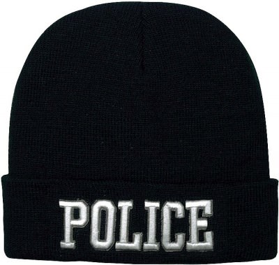 Шапка акриловая Rothco Deluxe "Police" Embroidered Watch Cap 5449, фото