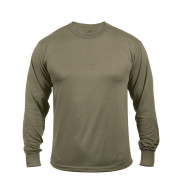 Rothco Moisture Wicking Long Sleeve T-Shirt AR 670-1 Coyote Brown 3753