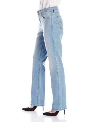 Женские джинсы прямые с высокой посадкой Levis Women 505 Straight Leg Jean Cold Dust 155050146, фото