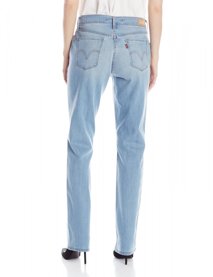Ladies levi's 505 straight leg discount