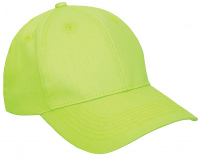Бейсболка ярко-зеленый лайм хлопковая Rothco Supreme Solid Color Low Profile Cap Safety Green 3882, фото