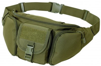 Сумка поясная оливковая со скрытым ношением оружия Rothco Tactical Concealed Carry Waist Pack Olive Drab 4960, фото