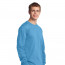 Голубая футболка с длинным рукавом Port & Company Long Sleeve Core Cotton Tee Aquatic Blue PC54LSAB - Бирюзовая футболка с длинным рукавом Port & Company Long Sleeve Core Cotton Tee Aquatic Blue PC54LSAB