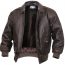 Кожаная винтажная коричневая куртка А-2 Rothco Classic A-2 Leather Flight Jacket Brown 7577 - Кожаная винтажная коричневая куртка А-2 Rothco Classic A-2 Leather Flight Jacket Brown 7577