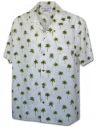 Classic Hawaiian Palm Trees Men's Tropical Shirts 410 3976 Green