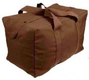 Rothco Canvas Parachute Cargo Bag Earth Brown 3523