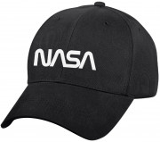 Rothco NASA Worm Logo Low Profile Cap Black 3799