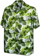 Men's Hawaiian Shirts Allover Prints - 410-3908 Green
