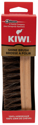 Обувная щетка натуральная Kiwi Horse Hair Shine Brush 10141, фото