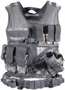 Rothco Cross Draw MOLLE Tactical Vest ACU Digital Camo 6598