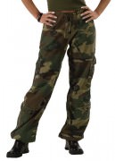 Rothco Womens Vintage Paratrooper Pant Woodland Camo 3386