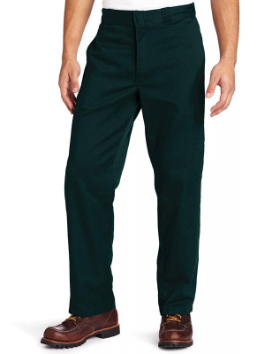 Мужские темно-зеленные классические брюки Dickies Men's Original 874 Work Pant Hunter Green, фото