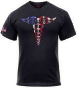Rothco Medical Symbol (Caduceus) T-Shirt Black 2728