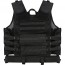 Тактический черный разгрузочный жилет с кобурой Rothco Cross Draw MOLLE Tactical Vest Black 6491 - Тактический разгрузочный жилет Rothco Cross Draw MOLLE Tactical Vest Black 6491