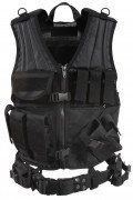 Rothco Cross Draw MOLLE Tactical Vest Black 6491