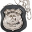 Держатель для полицейского жетона с цепочкой Rothco NYPD Style Leather Badge Holder w/ Clip 1135 - Держатель для полицейского жетона с цепочкой Rothco NYPD Style Leather Badge Holder w/ Clip 1135