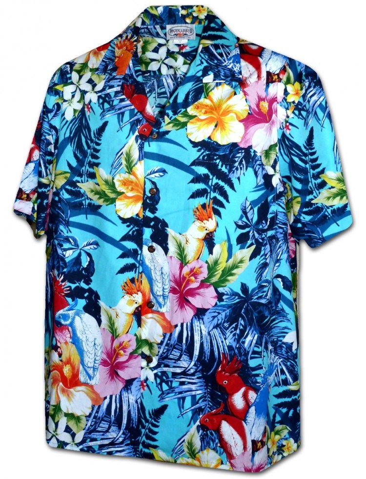 Рубашка гавайская Pacific Legend Men's Hawaiian Shirts Allover