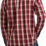 Рубашка с длинным рукавом в красно-белую клетку Wrangler Authentics Woven Shirt Sable Plaid - Рубашка с длинным рукавом в красно-белую клетку Wrangler Authentics Woven Shirt Sable Plaid