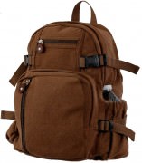 Rothco Vintage Canvas Mini Backpack Brown 9743