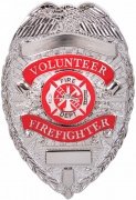 Rotcho Deluxe Fire Department ( FDNY ) Badge Silver 1928