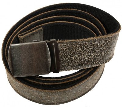 Rothco Reversible Vintage Leather/Poly Web Belt Black/Black 4307, фото